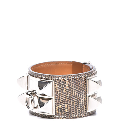 Hermes Lizard Collier De Chien CDC Bracelet S Ombre 1 of 4