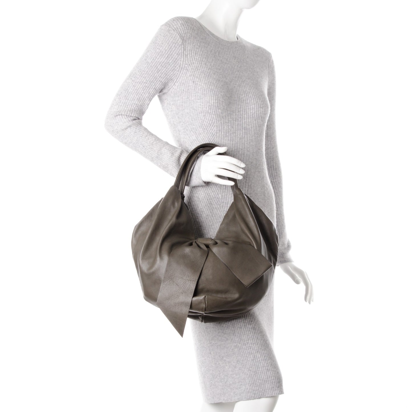 Nappa 360 Bow Hobo Grey