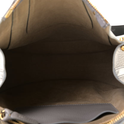 Chloe Grained Calfskin Small Hayley Hobo Cashmere Grey 4 of 9