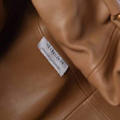 Bottega Veneta Smooth Butter Calf The Pouch Oversized Clutch Cammello 7 of 9