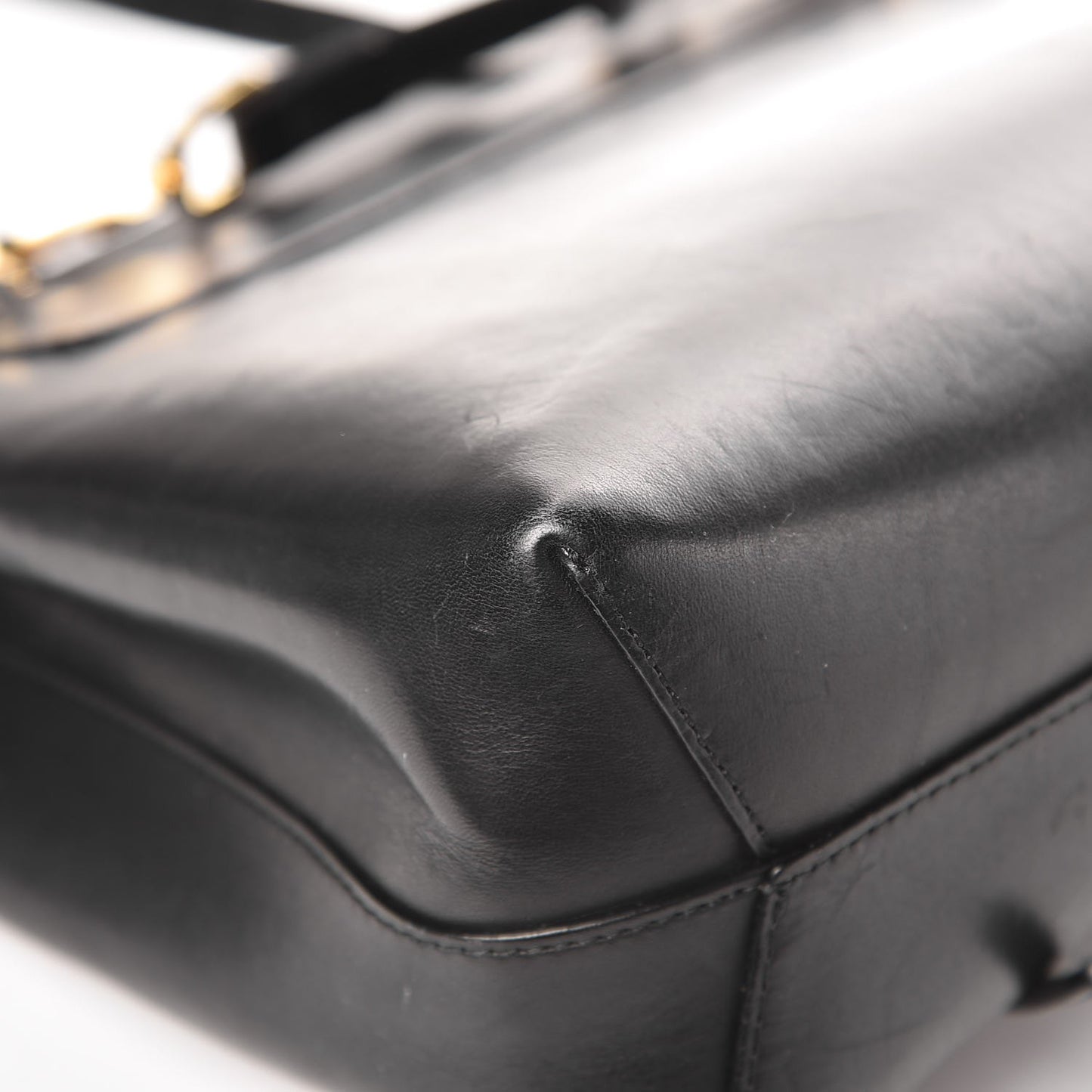 Calfskin Mini Lady Bag Black Flamma