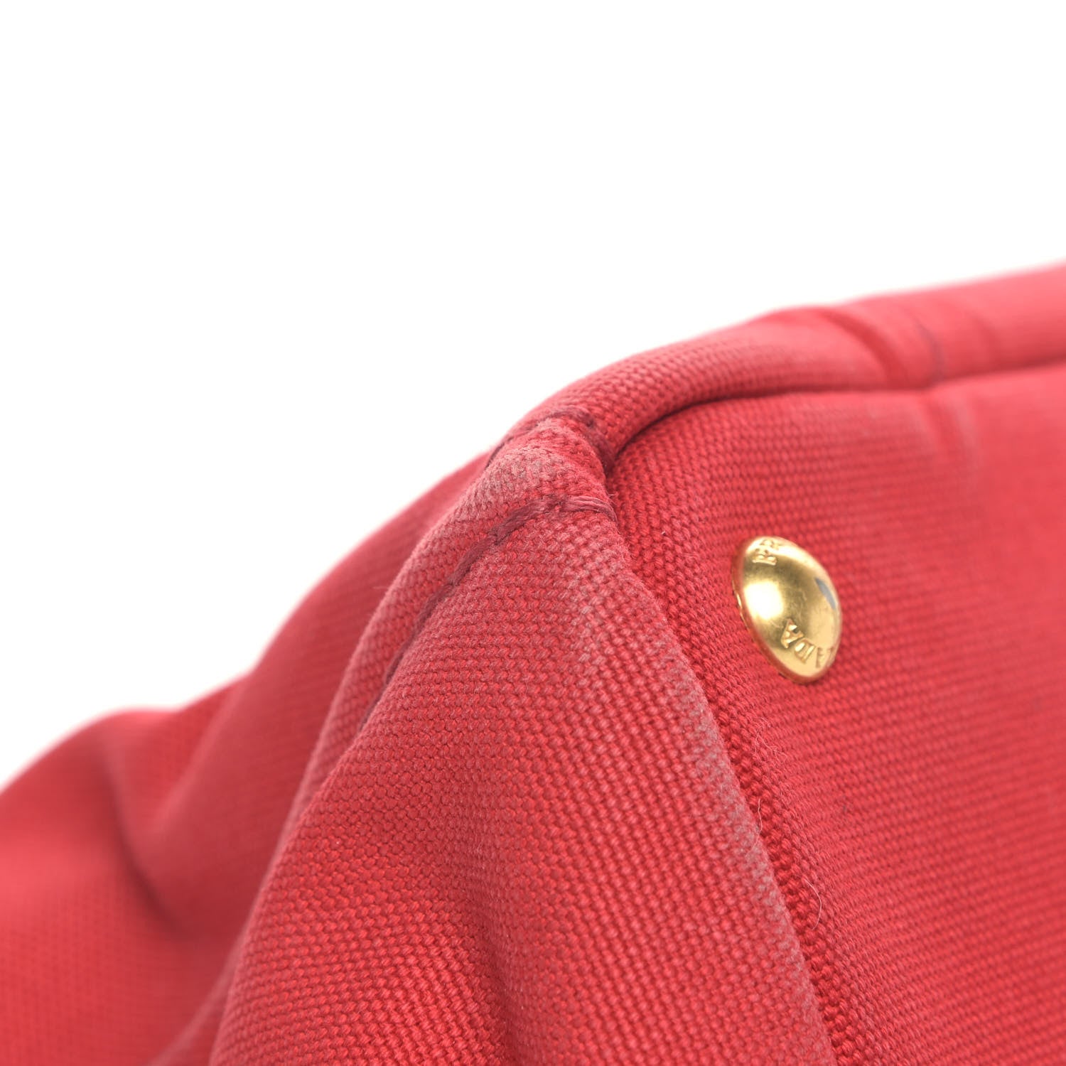Prada Canapa Logo Shopping Tote Rosso 10 of 11