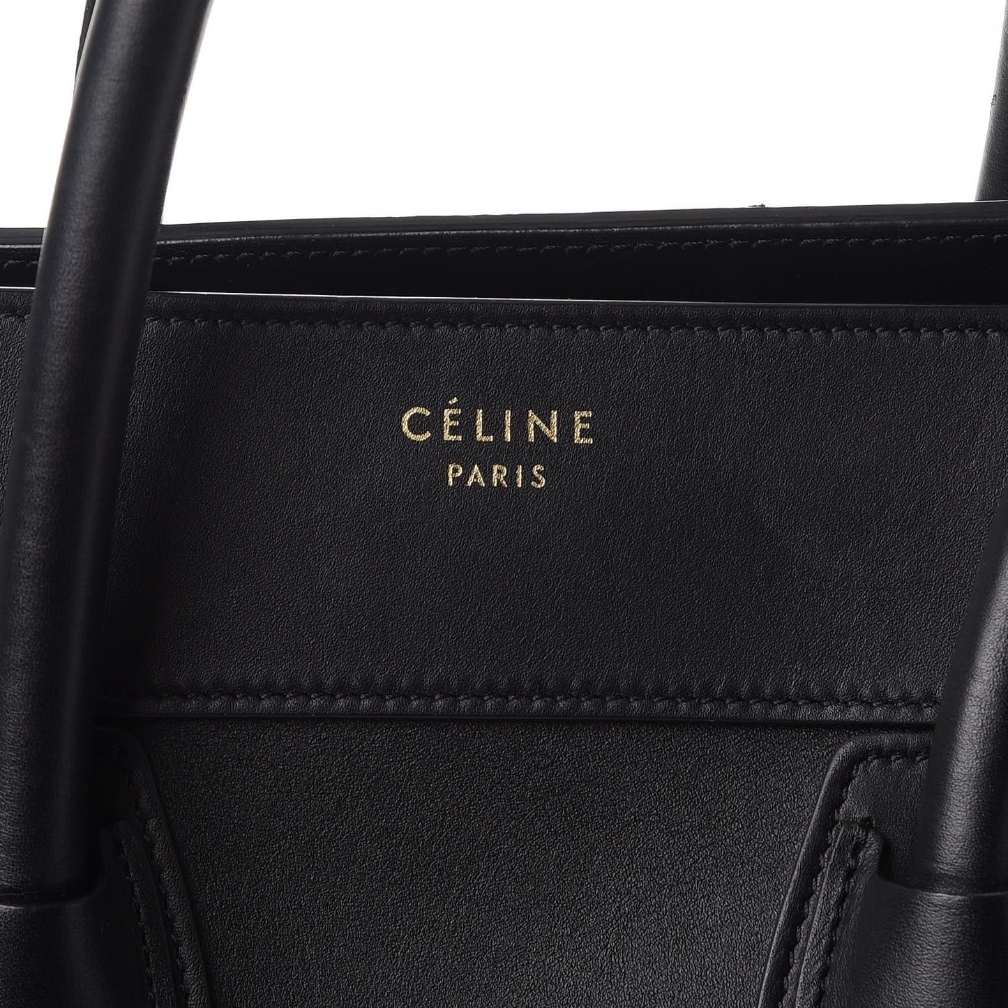 Smooth Calfskin Mini Luggage Black