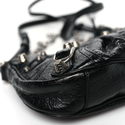 Balenciaga Agneau Arena Le Cagole Mini Purse With Chain Black 9 of 10
