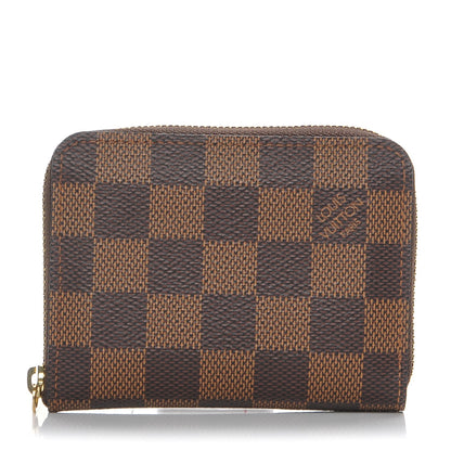 Louis Vuitton Damier Ebene Zippy Coin Purse 1 of 8