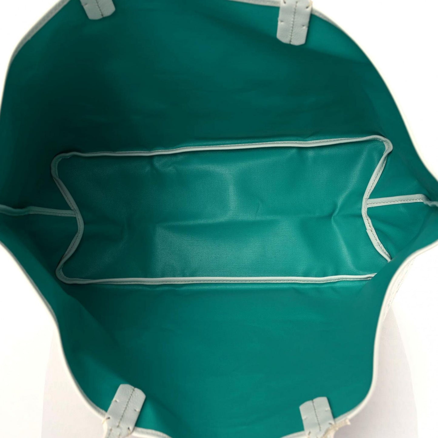 Goyardine Saint Louis Claire Voie PM White Opaline