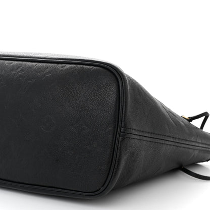 Louis Vuitton Empreinte Monogram Giant Neverfull MM Black 10 of 12