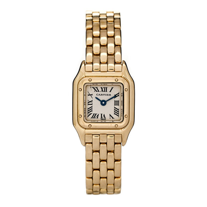Cartier 18K Yellow Gold 17mm Panthere Quartz Watch 1 of 4