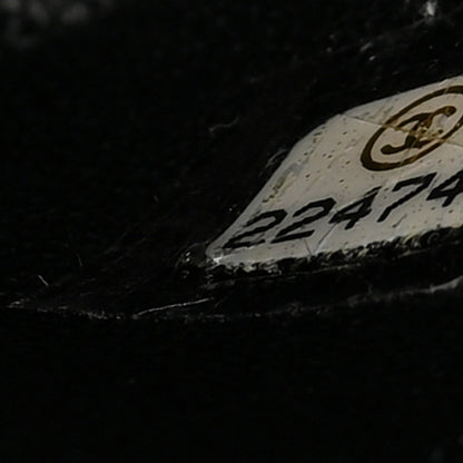 Chanel Lambskin Chevron Quilted Jumbo Double Flap Black 7 of 10