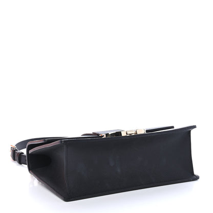 Christian Dior Grained Calfskin Embossed 30 Montaigne Chain Flap Bag Black 4 of 10