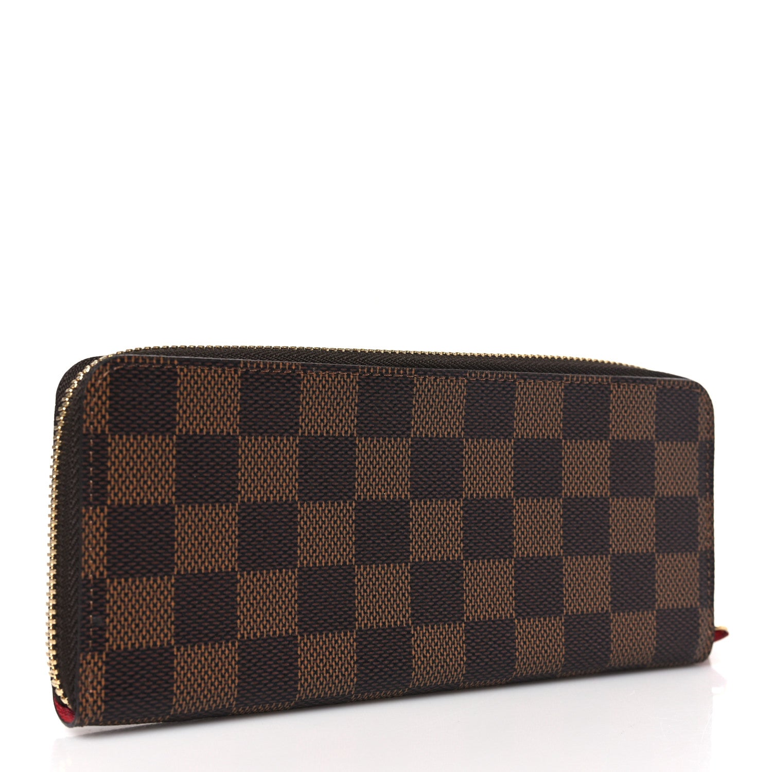 Louis Vuitton Damier Ebene Clemence Wallet Cherry 3 of 7