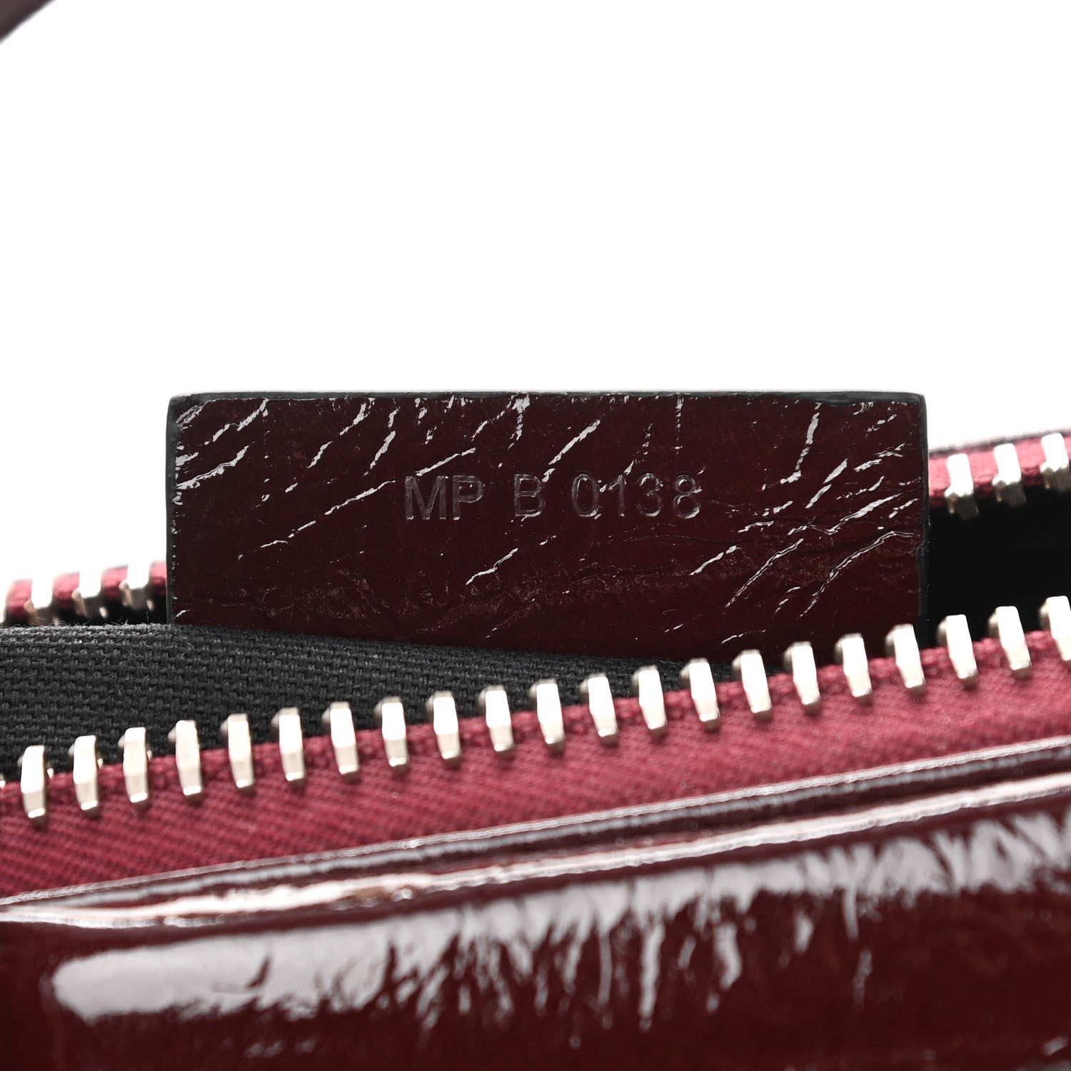 Givenchy Crinkled Patent Calfskin Small Antigona Aubergine 7 of 11
