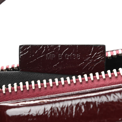 Givenchy Crinkled Patent Calfskin Small Antigona Aubergine 7 of 11