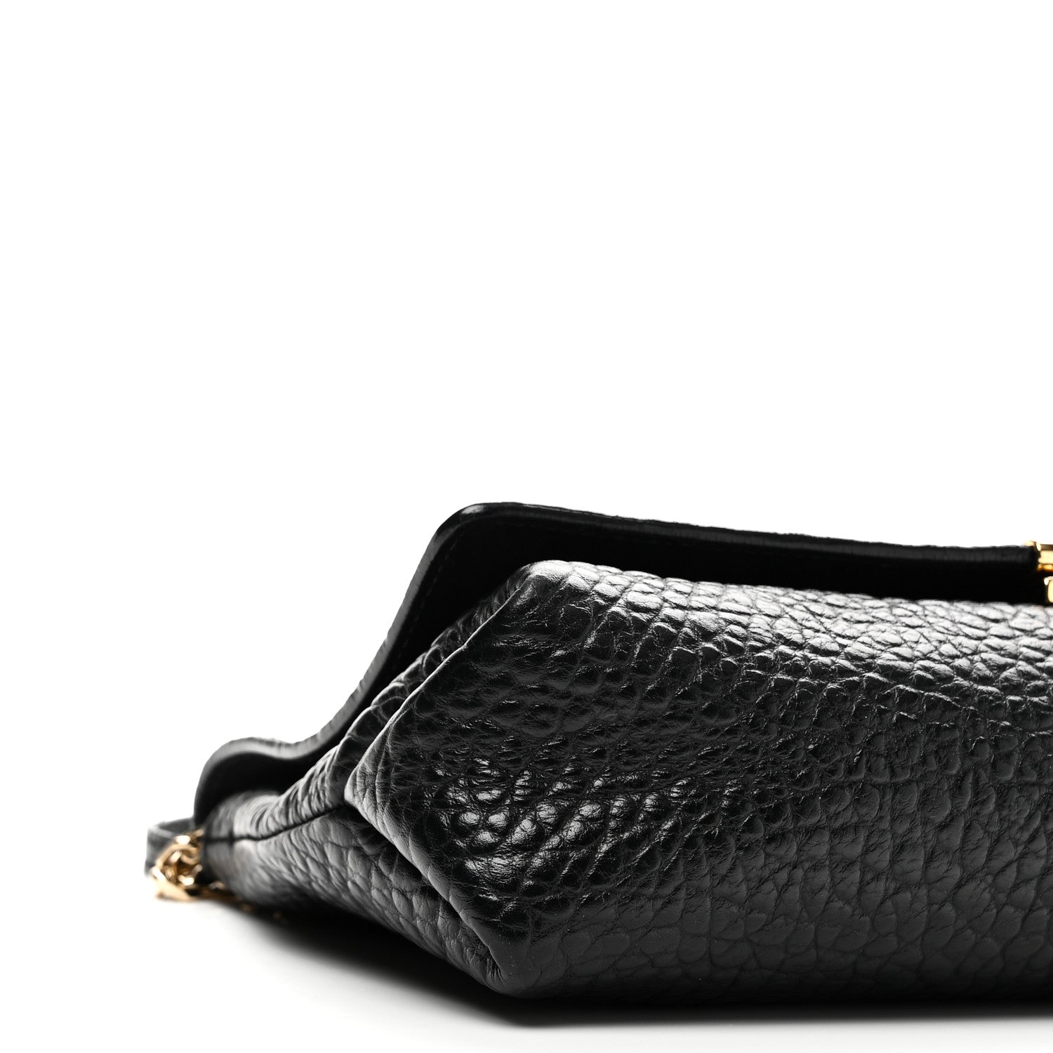 Burberry Signature Grain Medium Mildenhall Crossbody Bag Black
