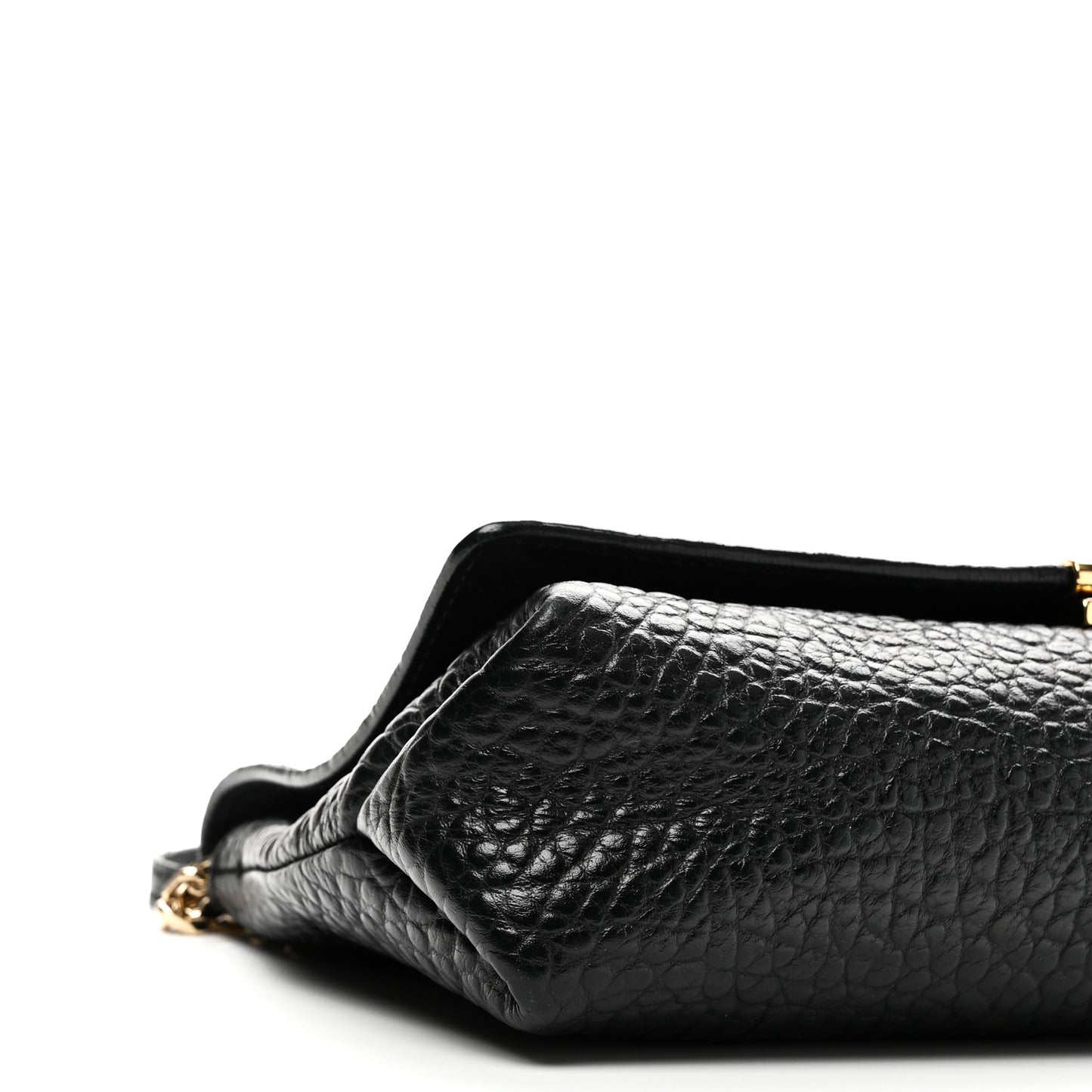Signature Grain Medium Mildenhall Crossbody Bag Black
