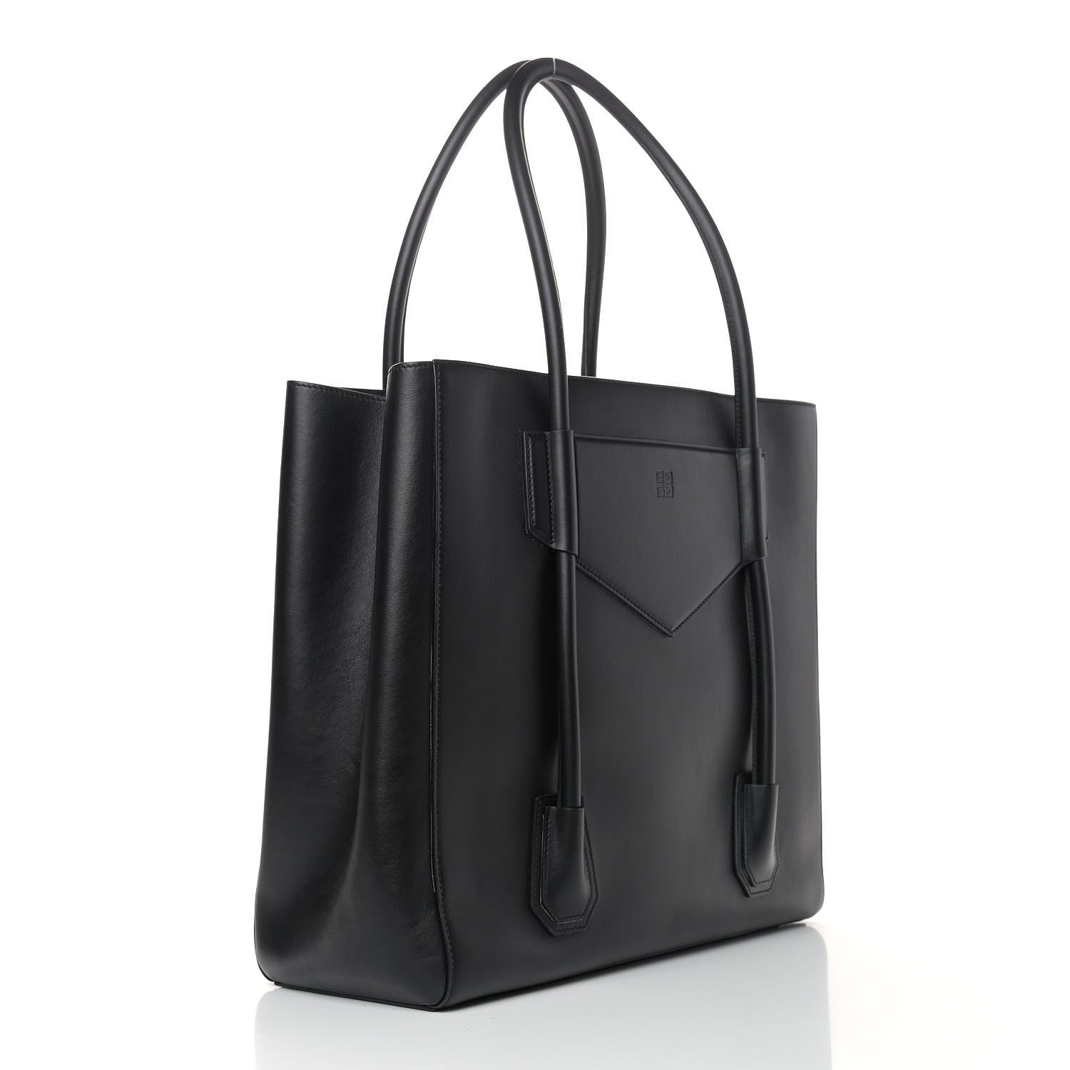Givenchy Smooth Calfskin Lock Antigona Shopper Tote Black 3 of 11