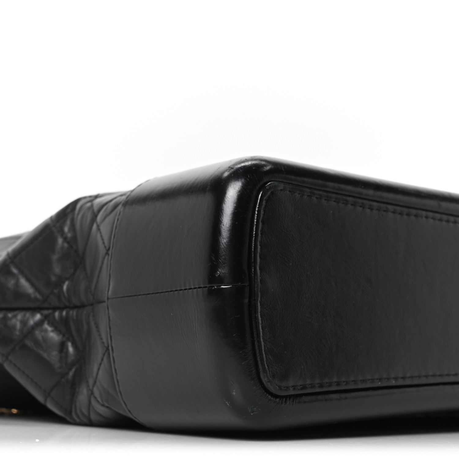 Chanel Aged Calfskin Quilted Maxi Gabrielle Hobo Black 9 of 10