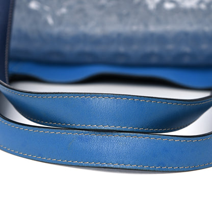 Hermes Taurillon Clemence Double Sens 45 Reversible Tote Bleu Encre Zellige 12 of 12