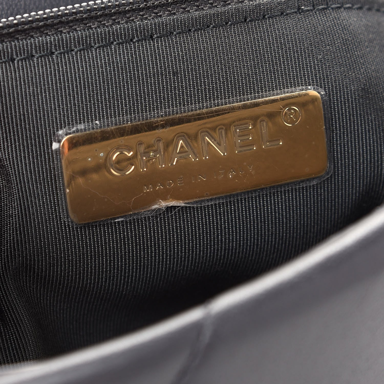 Chanel Lambskin Quilted Medium Chanel 19 Flap Dark Grey 6 of 9