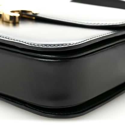 Celine Shiny Calfskin Medium Triomphe Black 10 of 12