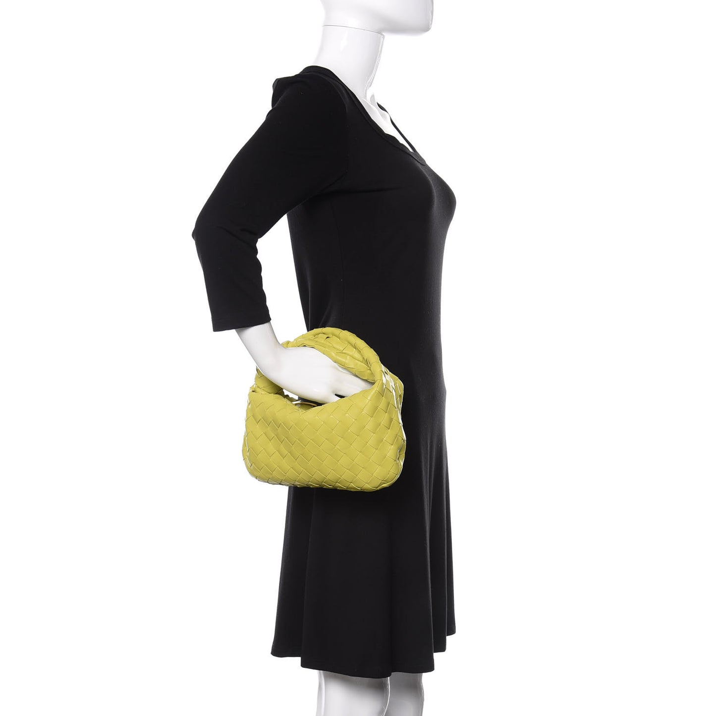 Nappa Intrecciato Mini Jodie Kiwi