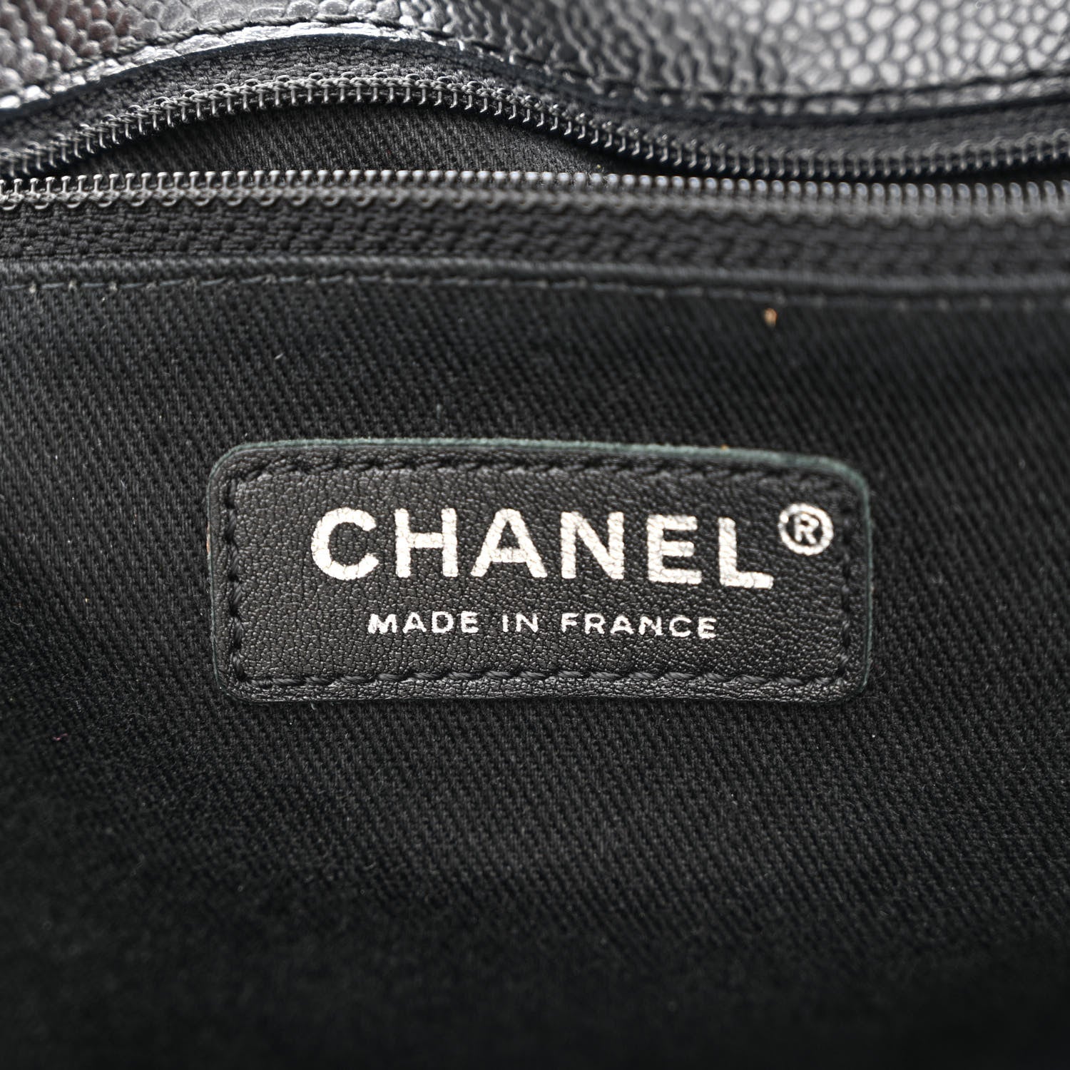 Chanel Caviar CC Timeless Shopping Tote Black 5 of 13