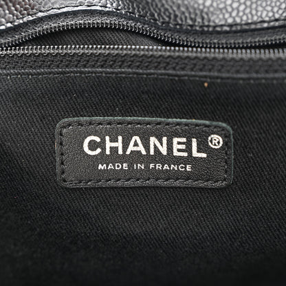 Chanel Caviar CC Timeless Shopping Tote Black 5 of 13