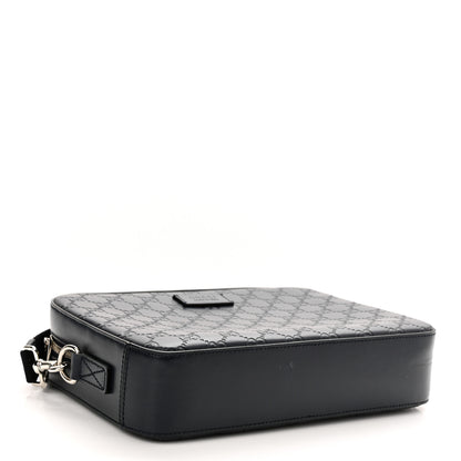 Gucci Guccissima Zip Pouch Wristlet Black 4 of 9