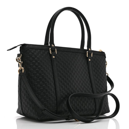 Gucci Soft Microguccissima Small Zippered Satchel Black 3 of 11