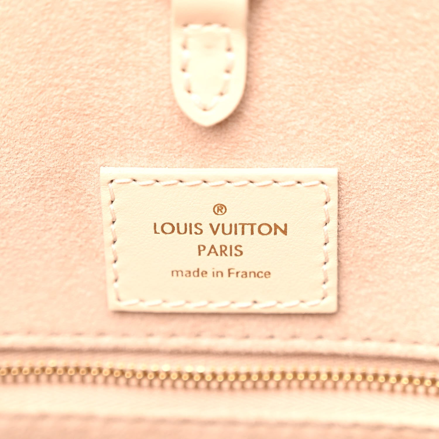 Louis Vuitton Empreinte Monogram Giant Onthego MM Creme Rose Trianon 6 of 9