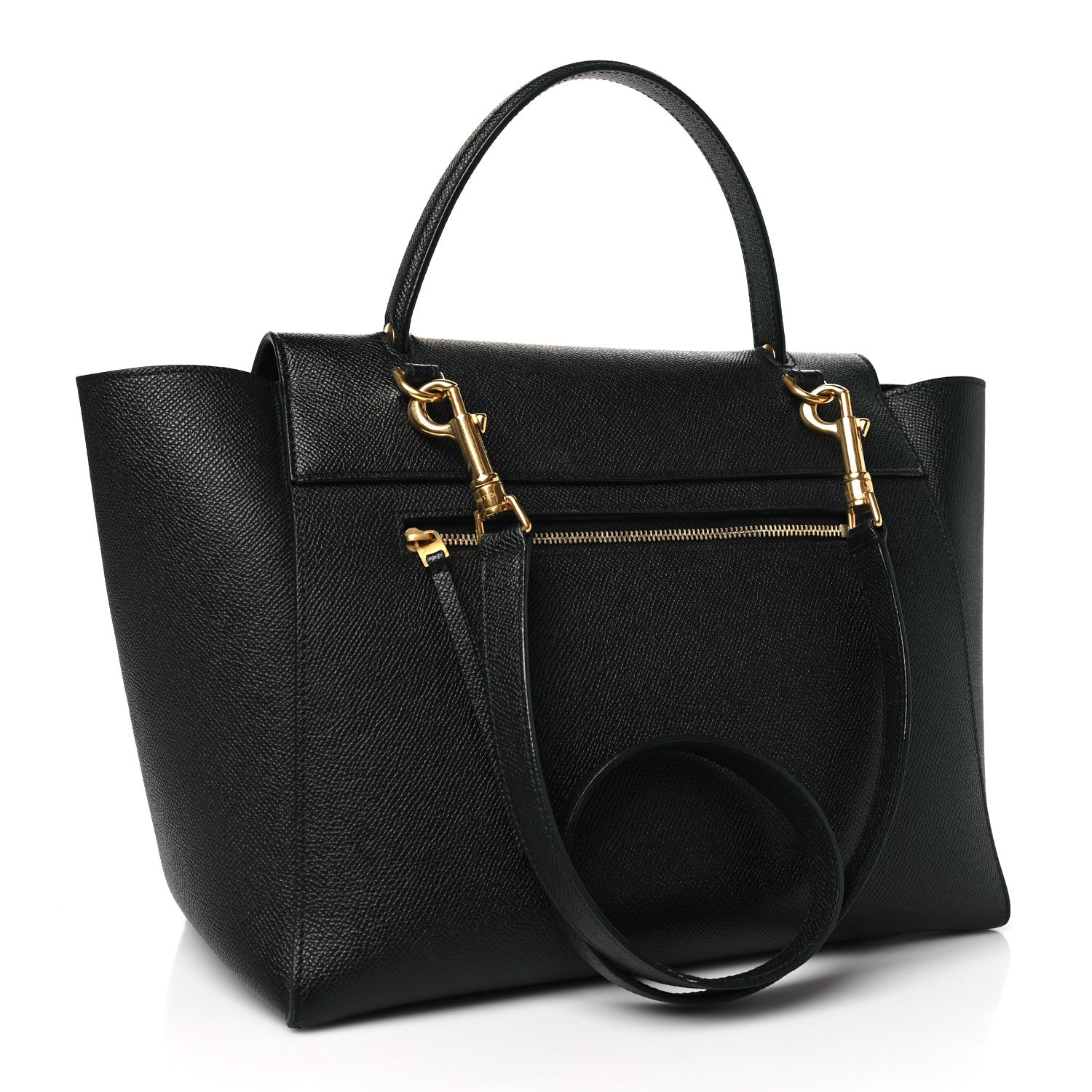 Celine Grained Calfskin Mini Belt Bag Black 3 of 11