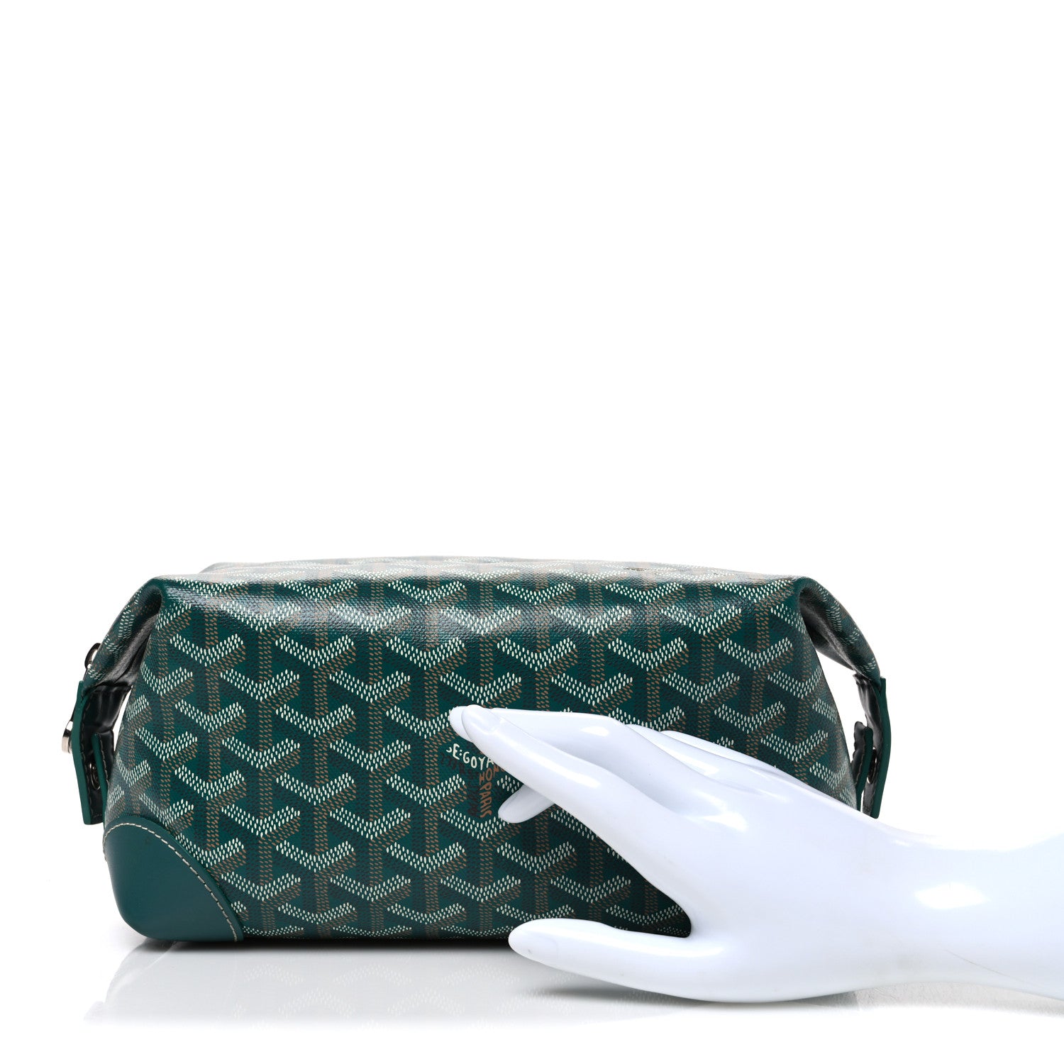 Goyard Goyardine Boeing 25 Trousse de Toilette Green 2 of 7