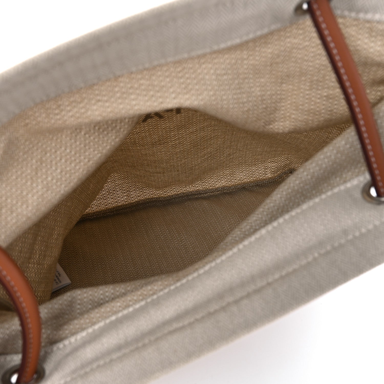 Hermes Canvas Swift Aline Grooming Bag Gold 5 of 10