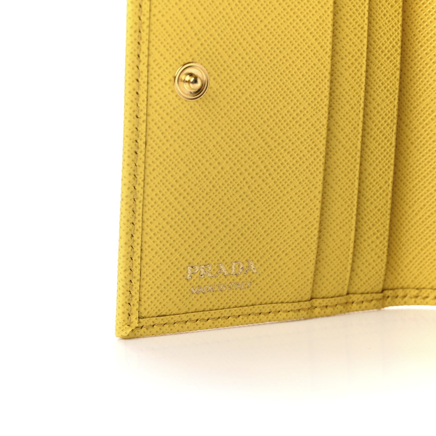 Saffiano Small Wallet Sunny Yellow