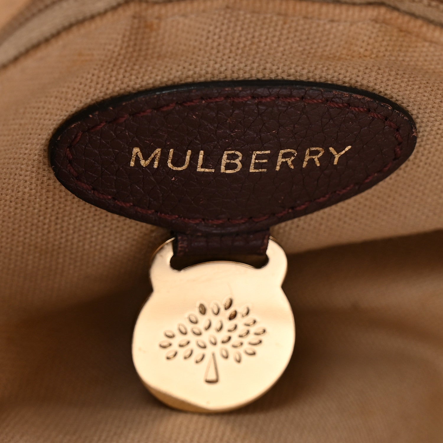Mulberry Classic Grained Calfskin Alice Satchel Oxblood 6 of 20