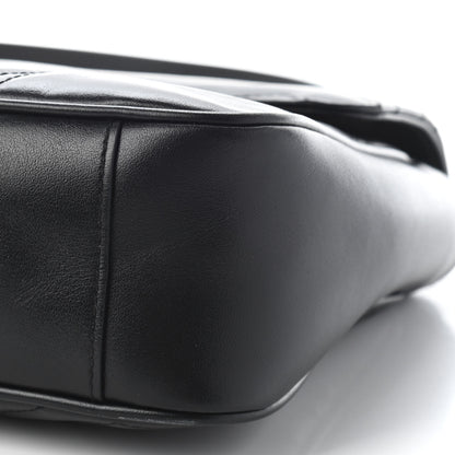 Gucci Calfskin Matelasse Medium GG Marmont Shoulder Bag Black 9 of 9