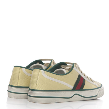 Gucci Canvas Web Womens 1977 Tennis Sneakers 40 Burro Mystic White 4 of 9