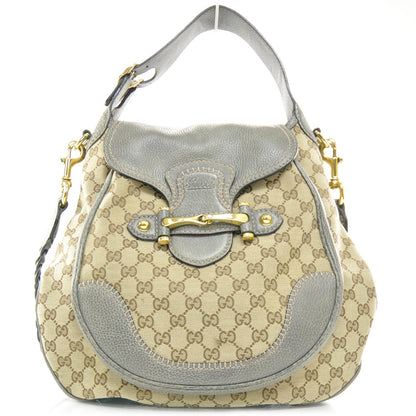 Gucci Monogram New Pelham Large Shoulder Bag 1 of 9