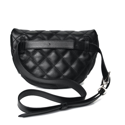Chanel Lambskin Quilted Waist Belt Bag Black 2 of 4