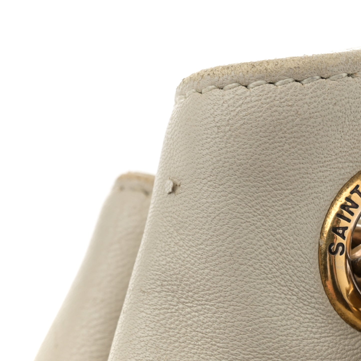 Lambskin Matelasse Monogram Joe Backpack Cream