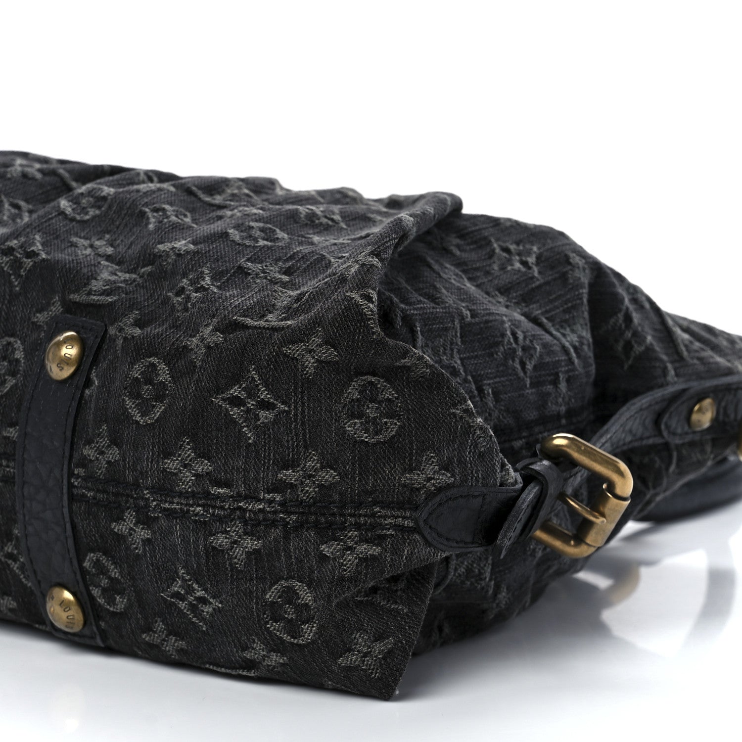 Louis Vuitton Denim Neo Cabby MM Black 9 of 9