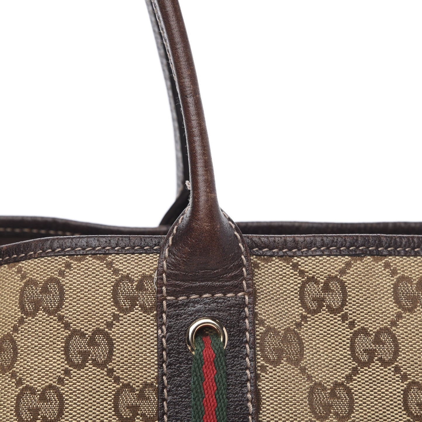 Monogram Medium Princy Tote Dark Brown