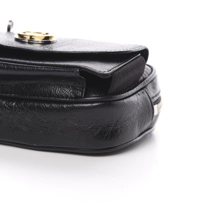 Gucci Fluffy Calfskin Mini Morpheus Belt Bag 90 36 Black 10 of 12