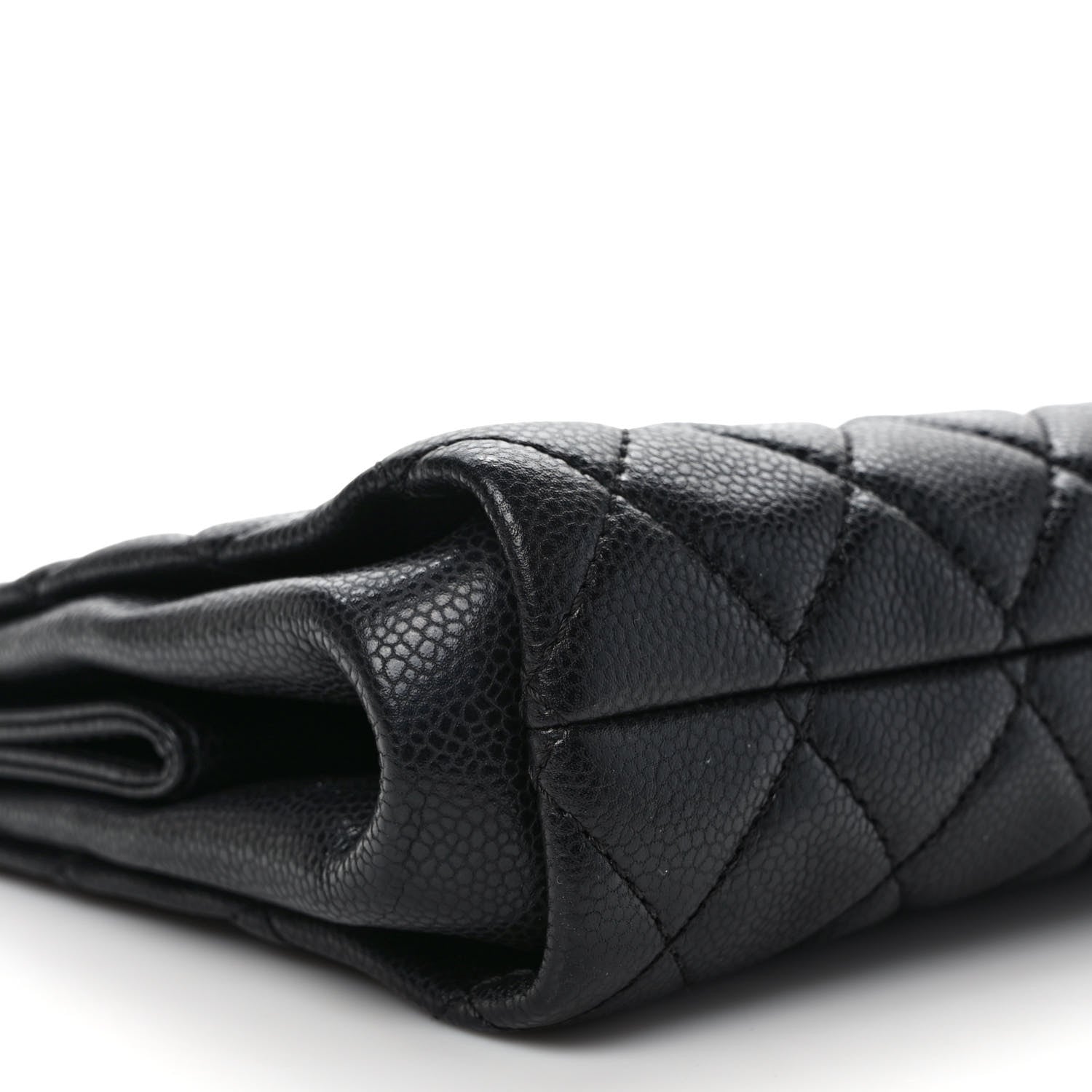 Chanel Caviar Quilted CC Large Clutch Black 8 of 10