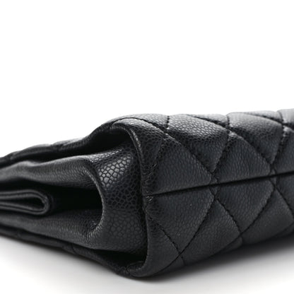Chanel Caviar Quilted CC Large Clutch Black 8 of 10