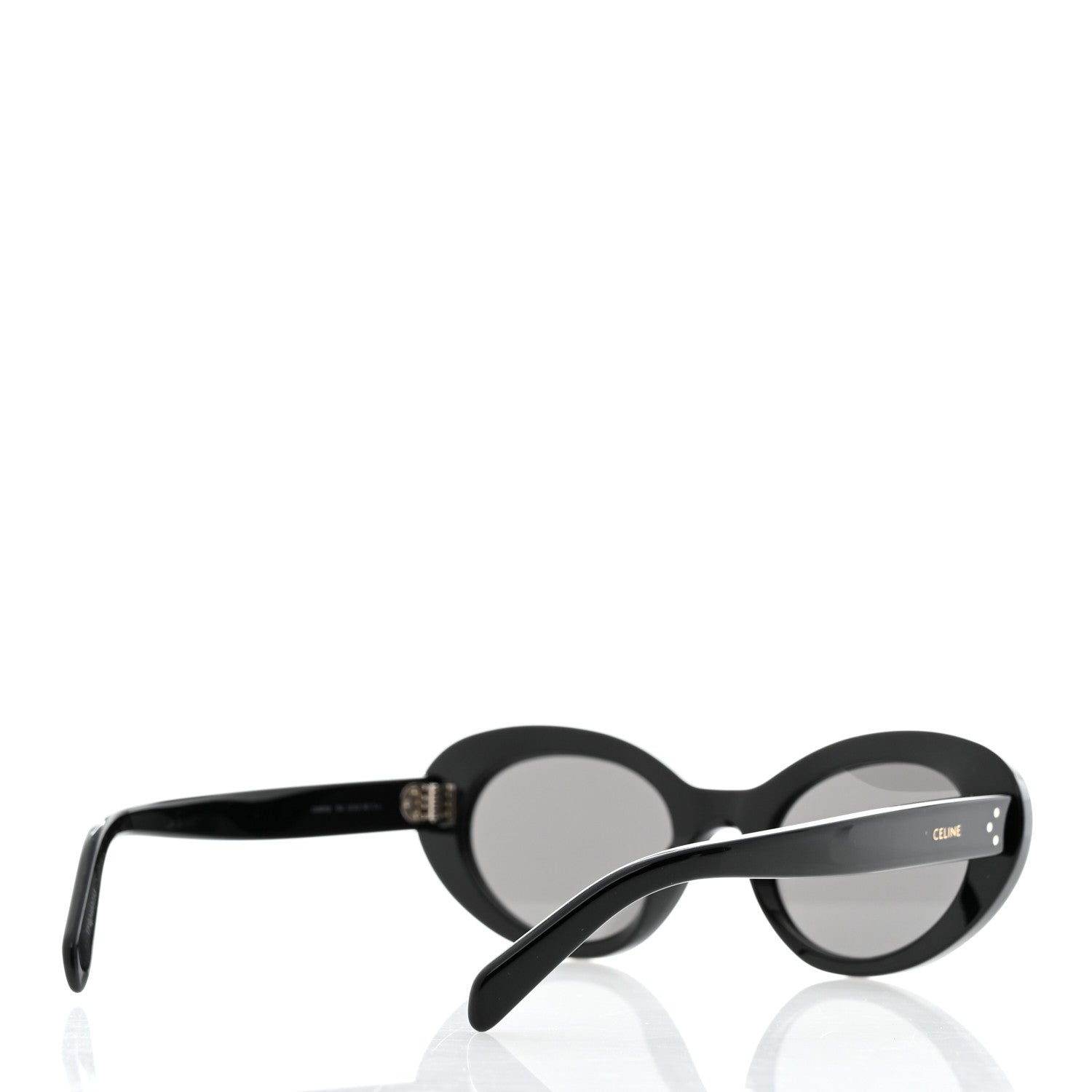 Celine Acetate Cat Eye Sunglasses CL401931 Black 4 of 7
