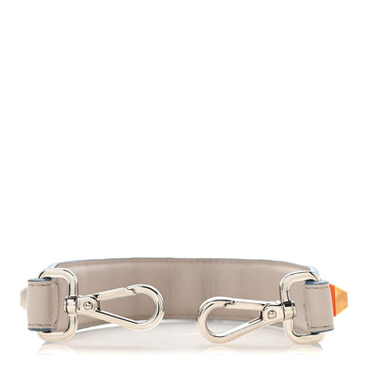 Fendi Vitello Dolce Plexiglass Studded Mini Strap You Grigio Polvere Multicolor 1 of 5