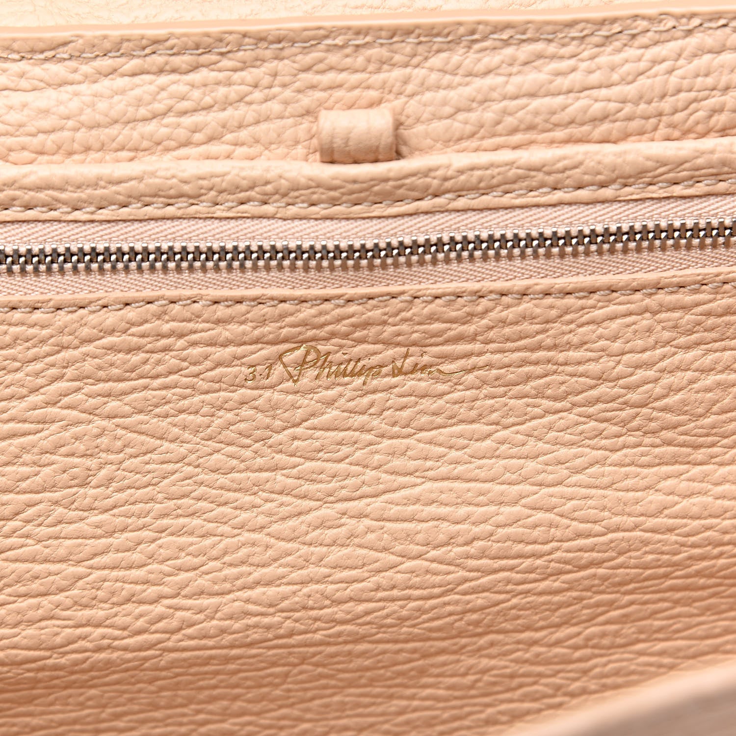 3.1 Phillip Lim 3.1 Textured Calfskin Medium Pashli Satchel Peach 6 of 12