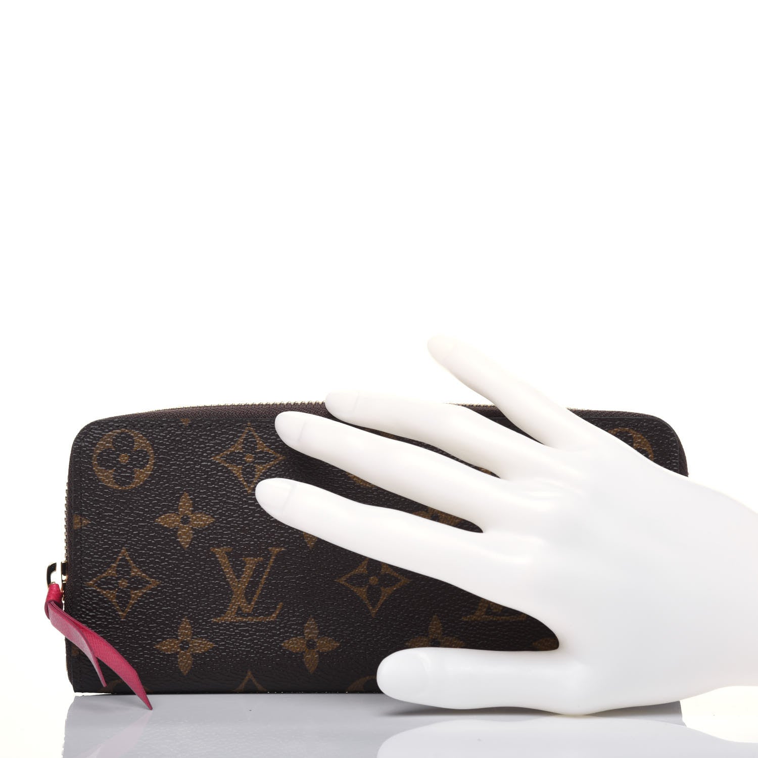 Louis Vuitton Monogram Clemence Wallet Fuchsia 2 of 8