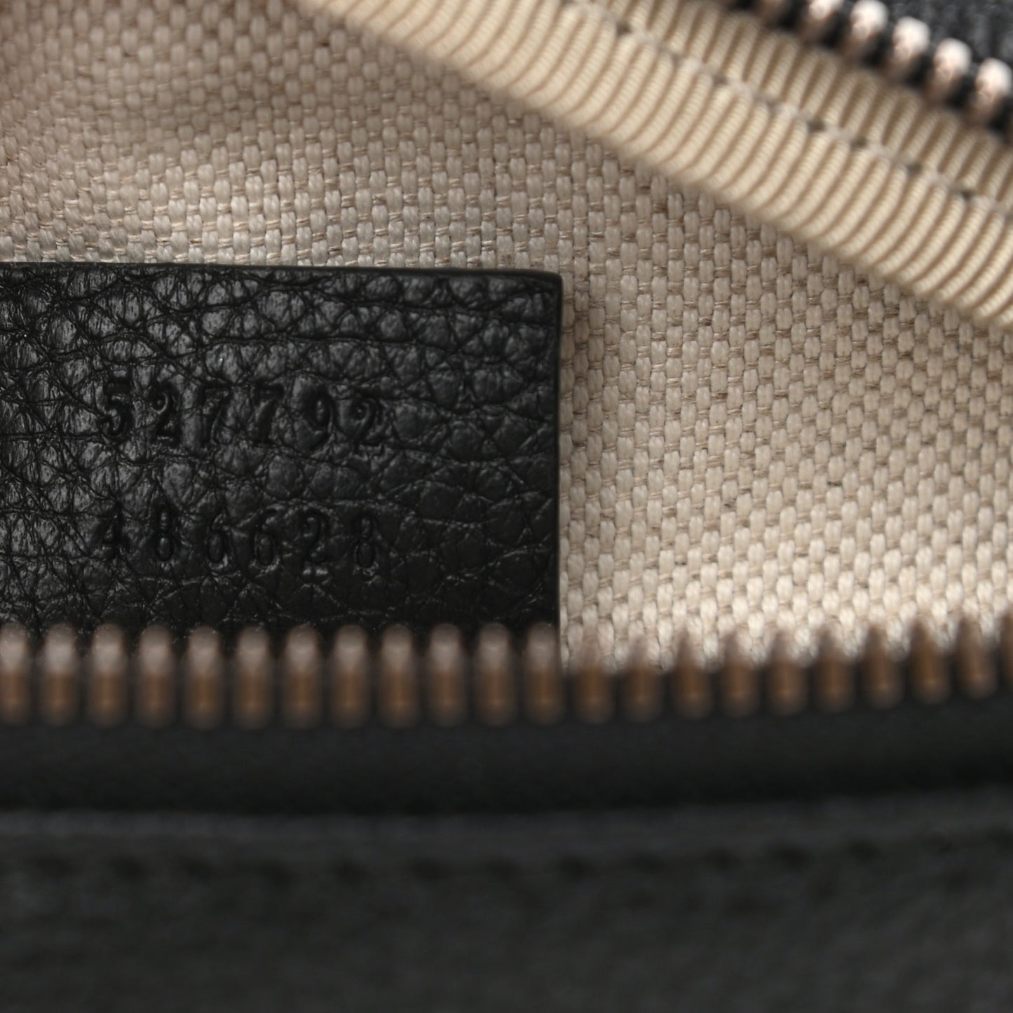Grained Calfskin Small Logo Belt Bag Black